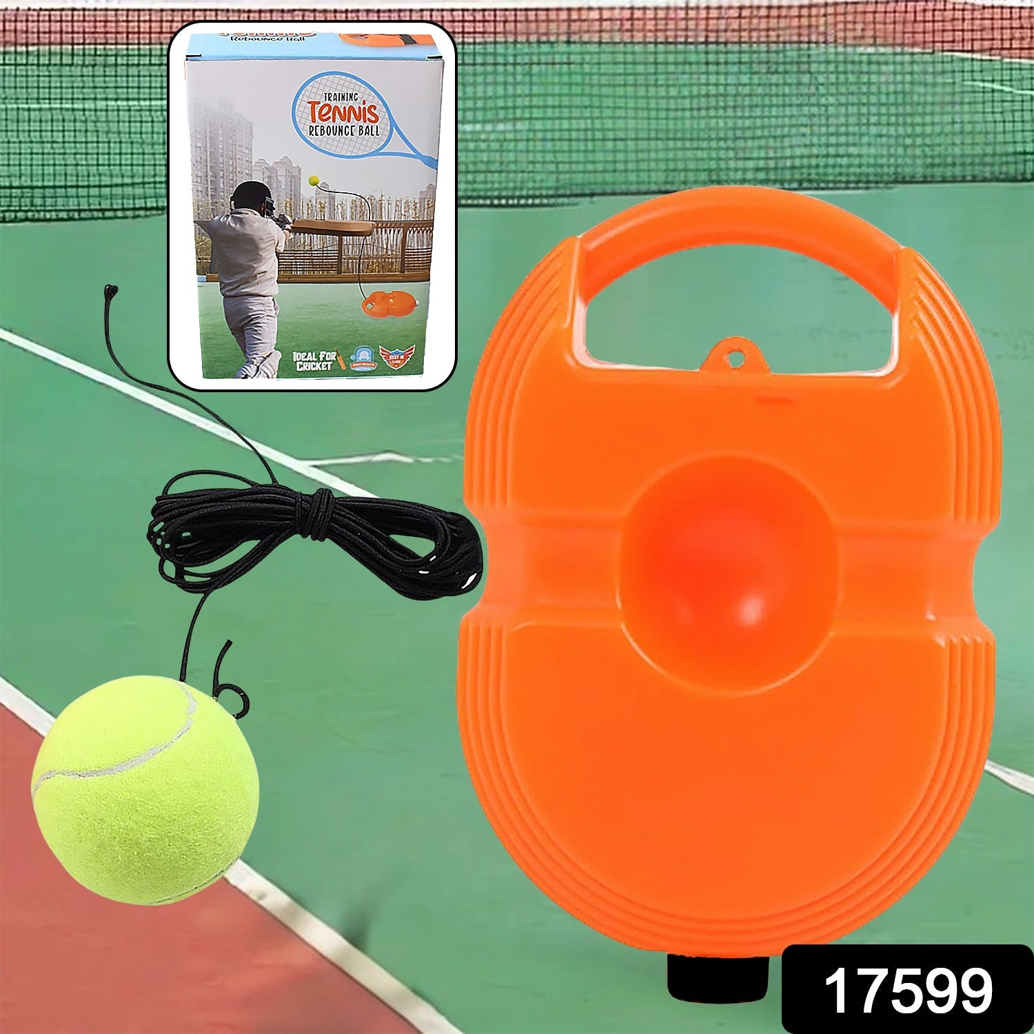 Tennis Trainer Rebound Ball with String, Convenient Tennis Training Gear, Tennis Practice Device Base for Kids Adults Tennis Trainer Rebound Ball with String, Convenient Tennis Training Gear, Tennis Practice Device Base for Kids Adults